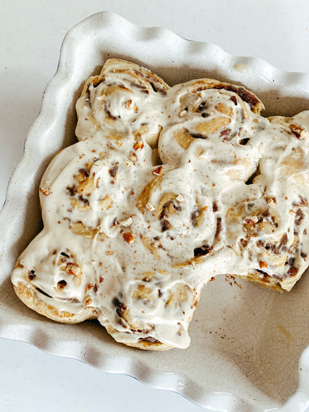 Pumpkin Cinnamon Rolls (Vegan & Oil Free) | wholesome influence