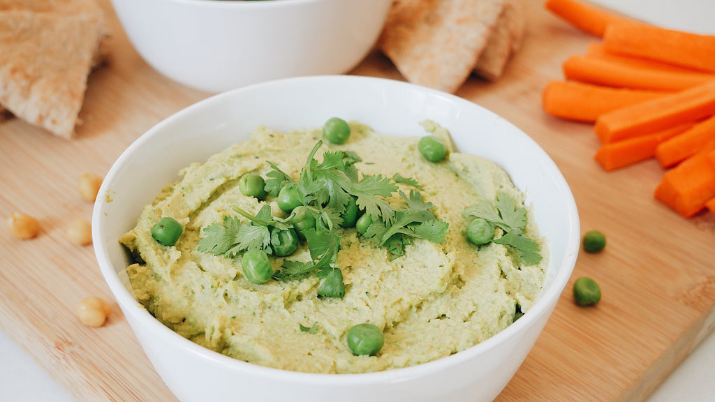 Green Pea Hummus - (vegan & oil free)