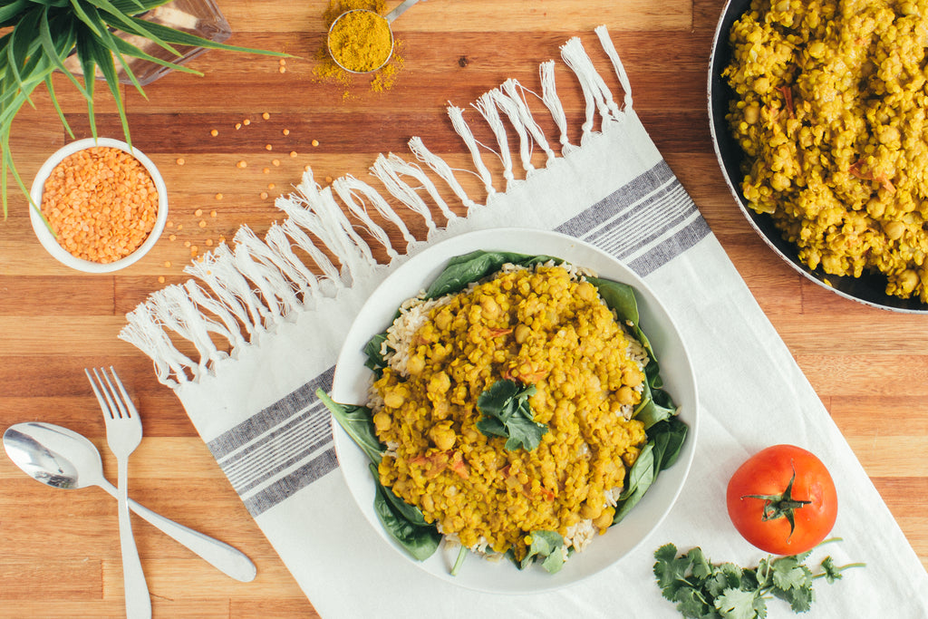 Easy Vegan Red Lentil Dahl Recipe (Oil Free & Gluten Free)