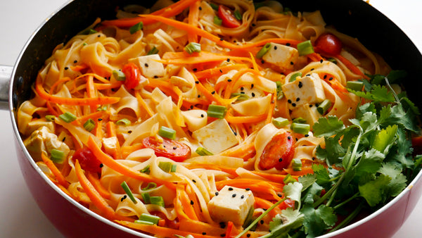 One Pot Red Curry Noodles | wholesome influence