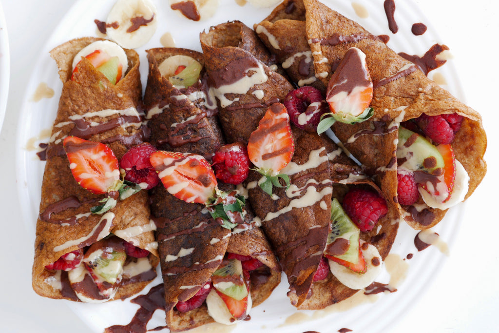 Vegan Crepes (Gluten Free & Oil Free)
