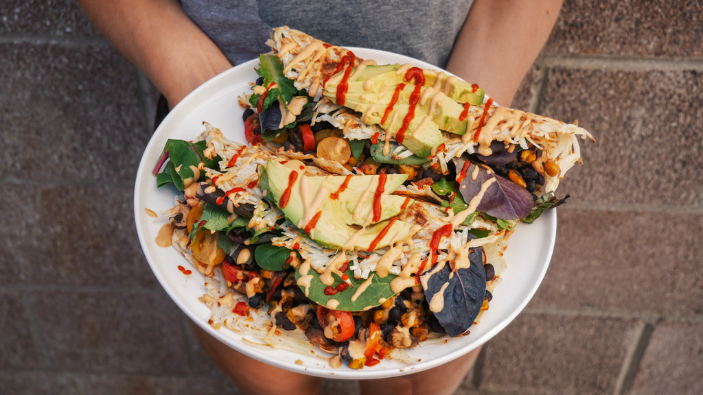 Hashbrown Omelette (Vegan, Oil Free + Gluten Free)