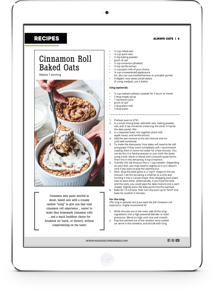 The Most OATSTANDING Digital Recipe Book